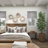 Dewey Solid Wood Circle Wall Mirror