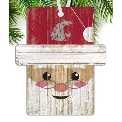 Texas 4.25'' Wood Holiday Shaped Ornament