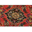 Tapis traditionnel noué à la main en laine rose 2 pi 9 po x 2 pi Qom