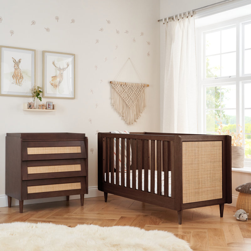 Tutti Bambini Japandi Mini 2pc Room Set, Warm Walnut