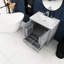 Meuble-lavabo sur pied simple 30 po avec plateau en résine Faringham