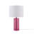 Hoekstra Pink Glass 20'' Table Lamp-1522367673
