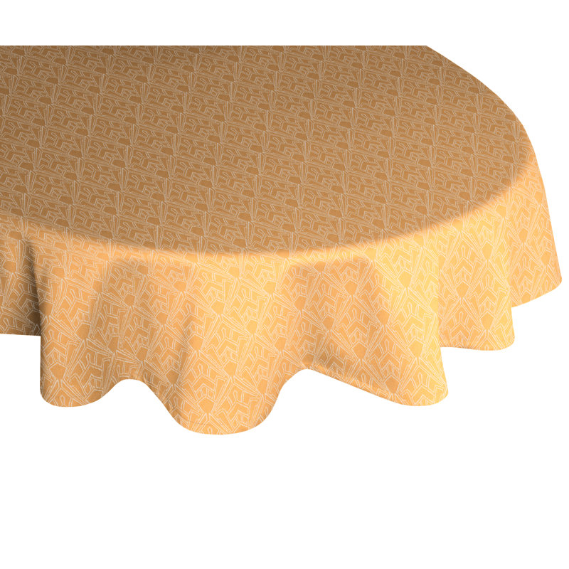 Woulk Tablecloth, Curry, 145cm W x 250cm L