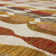 Tapis abstrait moderne à motif gingembre acoustique