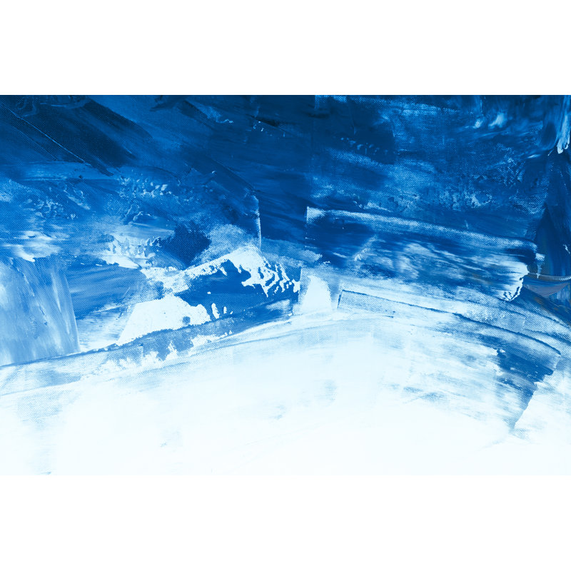 Textured Blue by Enjoynz - Wrapped Canvas Print, 30cm H x 46cm W x 3.8cm D