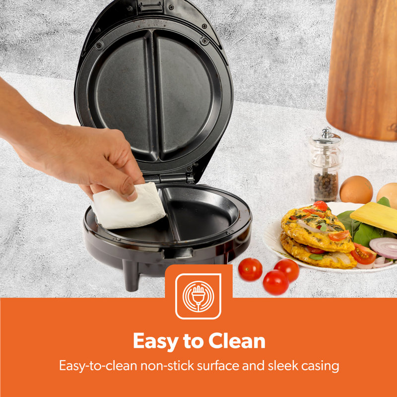 Geepas Electric Grill with Lid, Black