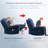 High-Softness Manual Swivel Rocker Heated Massage Recliner Chair-119771472