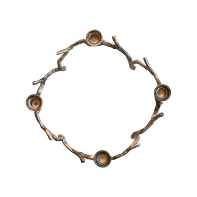 Porte-bougie en aluminium