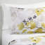 Drap pour édredon simple TG - imprimé botanique à feuilles jaunes et grises, microfibre ultra douce, rembourré, équipé de poches de rangement latérales, comprend édredon, taies décoratives, draps, taies d'oreiller, literie lavable et drap-128603813