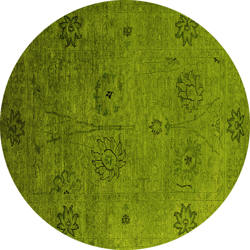 Tapis jaunes modernes Mid-Century 2679
