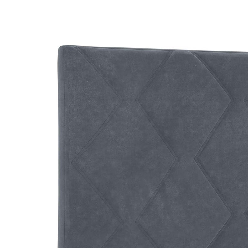 Headboard Wall-Mounted Geometric Manual Velvet, Single-Short (90 x 160cm)