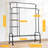 Merc 47.2'' Metal Rolling Clothing Rack