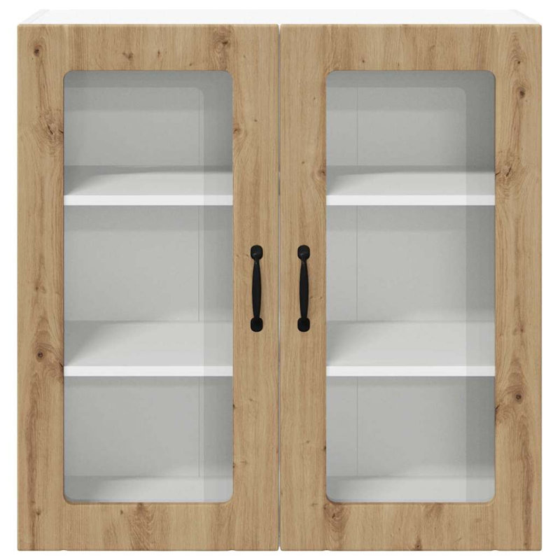 Vidaxl Kitchen Cabinet Artisan Oak 60 X 31 X 80 Cm Engineered Wood, Artisan Oak, 80cm H x 80cm W x 31cm D