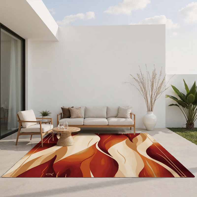 Vista Glow Indoor And Outdoor Area Rug, Rectangle 1'6" x 2'6"