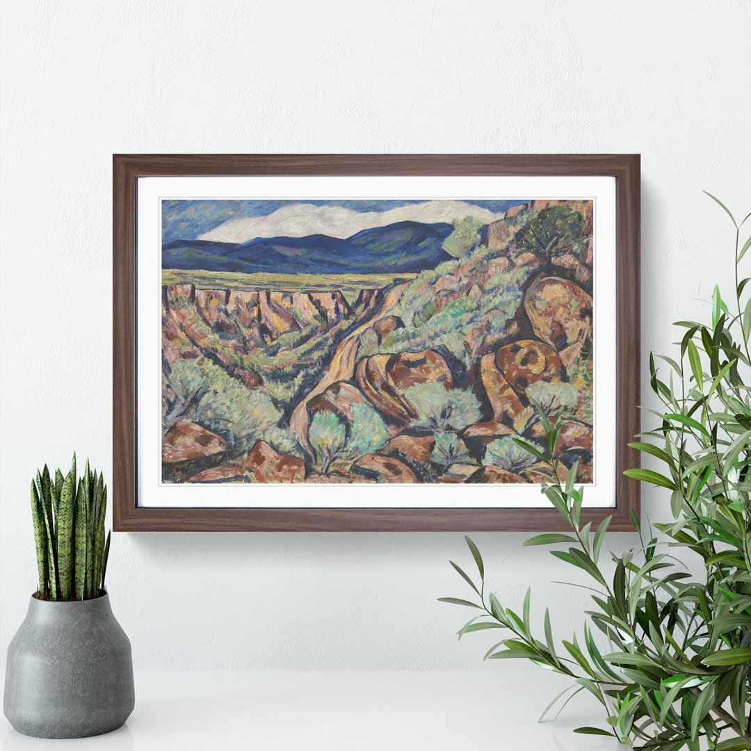 Landscape, New Mexico by Marsden Hartley - Picture Frame Painting