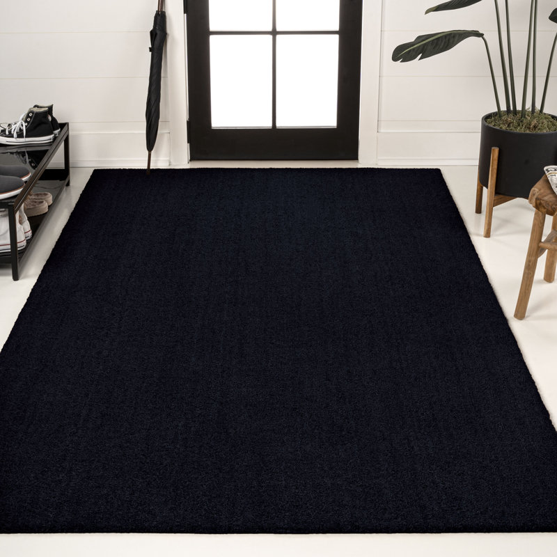 Tapis d'intérieur / extérieur Kalonni, L 36 po x L 60 po, Noir