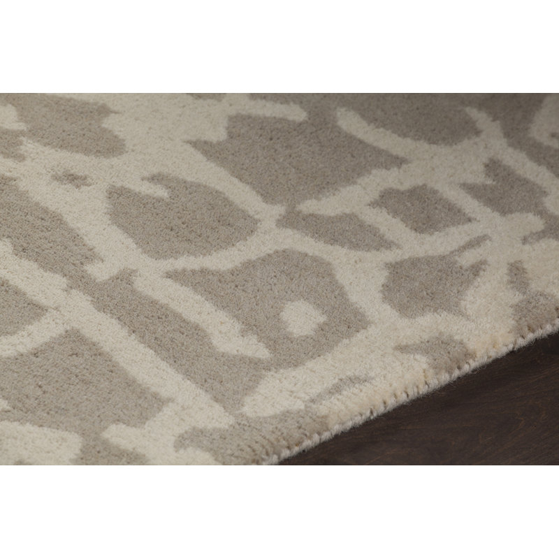 Davin Wool Abstract Indoor Rug, Rectangle 5' x 7'