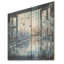 Winter Window By The Lake - Paysage d'hiver sur bois-1755638496