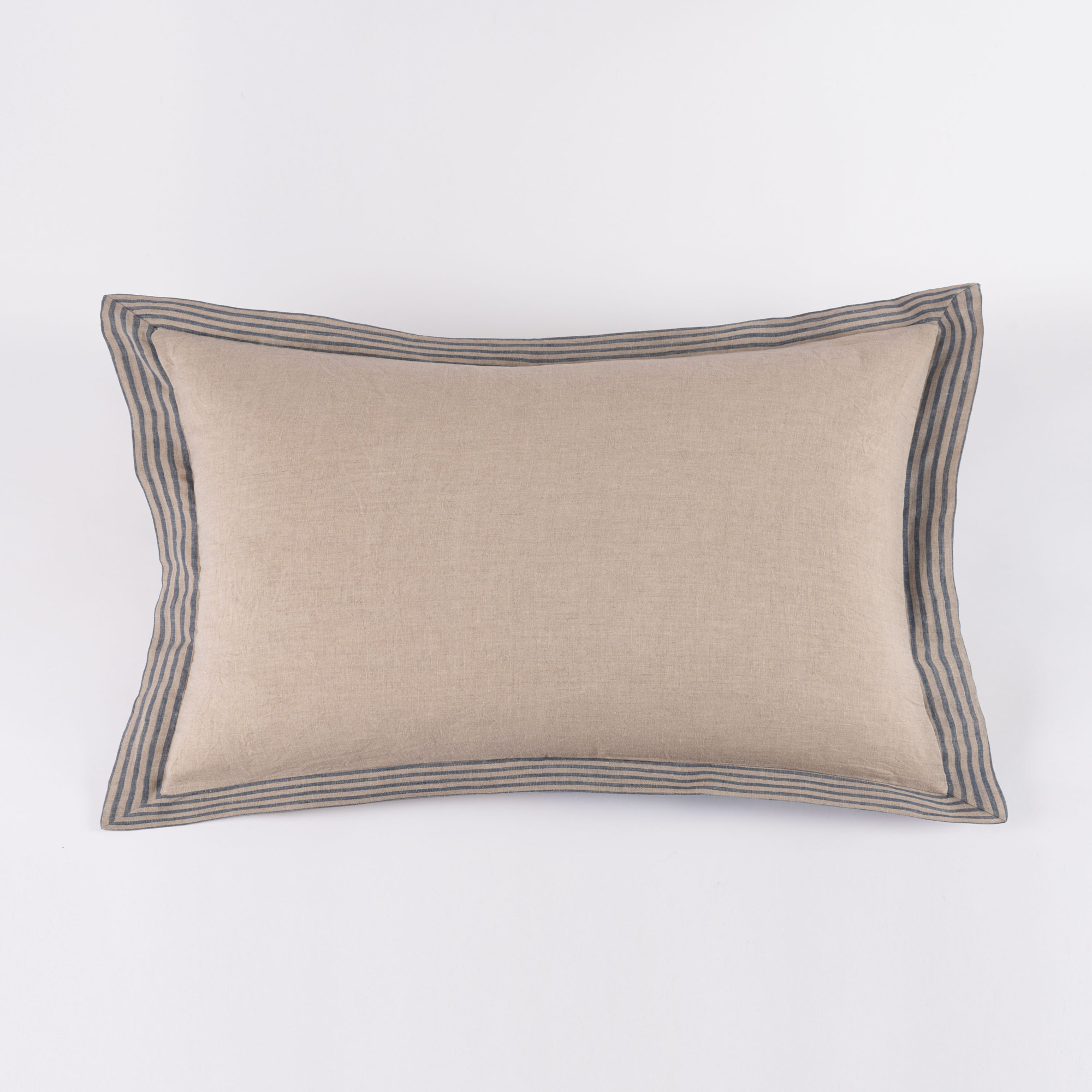 Ernadette 100% Linen Bedding, King, Steel Blue