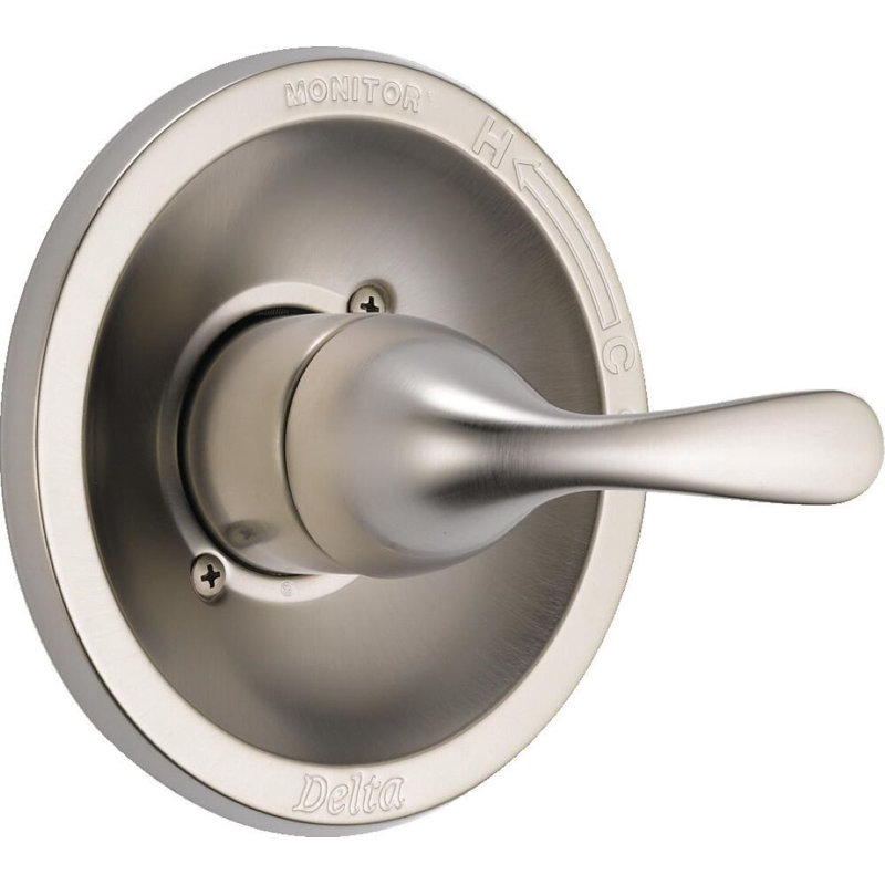 Other Core Valve Trim with Lever Handle, Brilliance Stainless