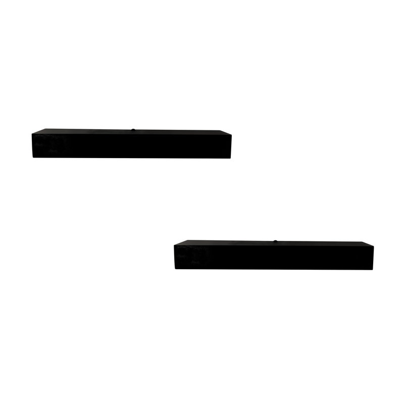 Rayne Poplar Floating Shelves, 4" H x 67" W x 6" D