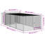 Charyl Galvanised Steel Dog House-1450881196