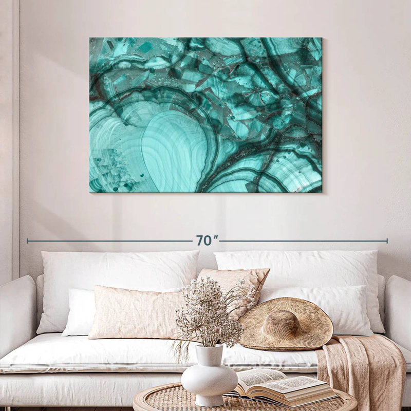 Alvord Malachite Stone, 30" H x 45" W