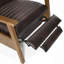 Fauteuil inclinable à accoudoirs en bois-1966182763