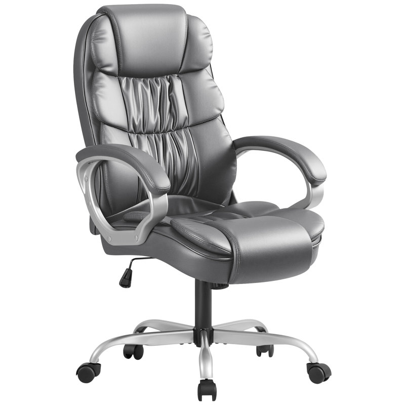 Enosburg Executive Chair with Headrest, Gray
