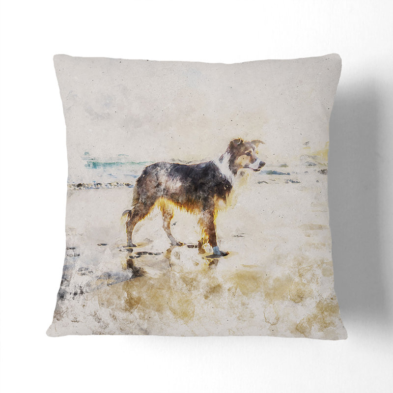 Square Cushion, 55cm H x 55cm W x 20cm D, Black