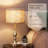 Labriola 20.7" Silver Table Lamp with USB and Touch Control