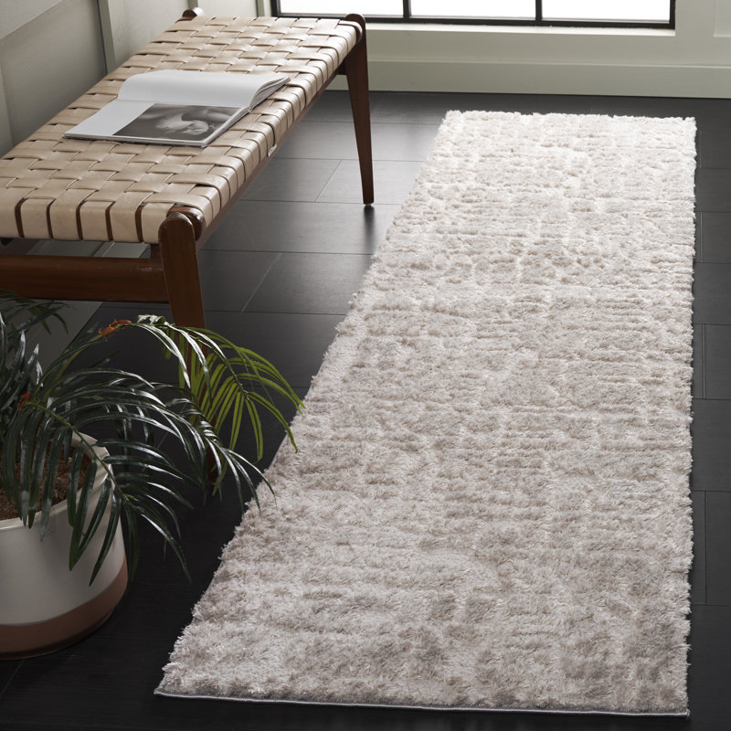 Comisha Shag 900 Performance Abstract Rug, Runner 2'3" x 8'