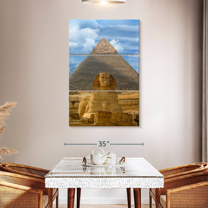 Masam Sphinx And Pyramid In Giza