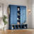 Farmhouse 4-in-1 Hall Tree With Hanging Hooks, Open Compartments, Wood-grain Bench And Shoe Cabinets-637022480