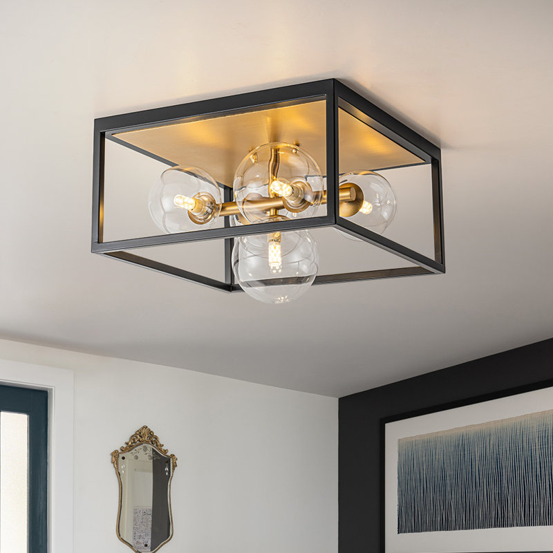 Lavard 5-Light Glass Globe Flush Mount