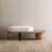 Burlywood Upholstered Bench