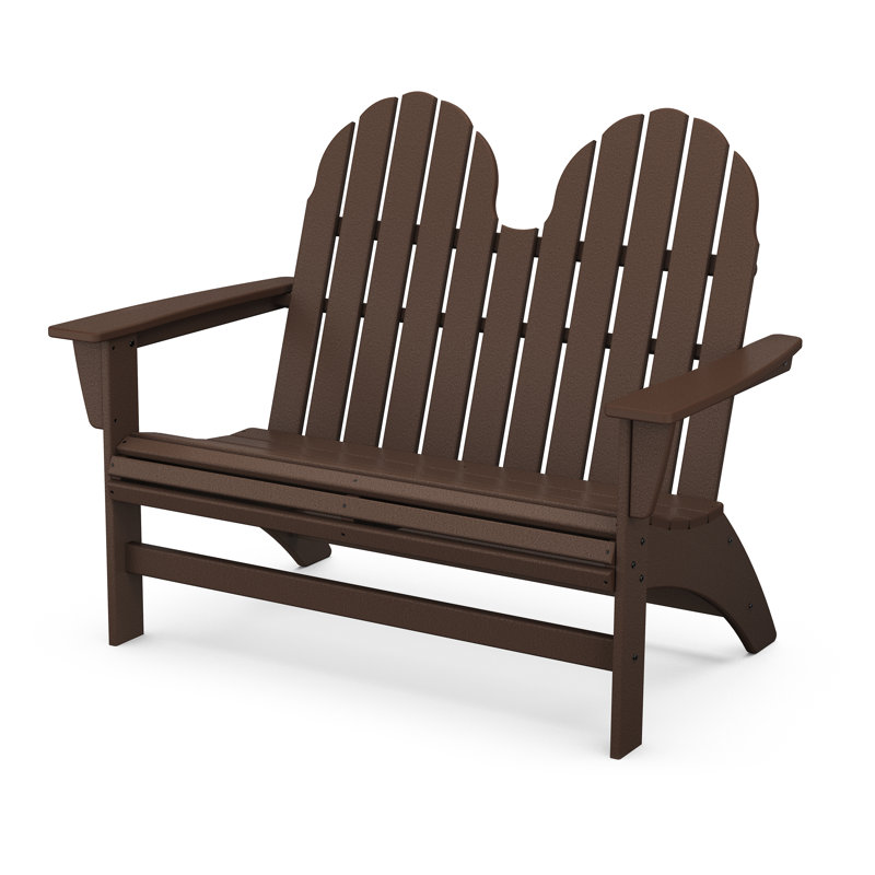 Banc Adirondack 48 "POLYWOOD Vineyard, Acajou