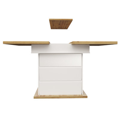 Extendable Dining Table With Storage Levels