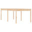 Josephville Rectangular Pine Outdoor Dining Table , cm W cm D-334342872-334342865