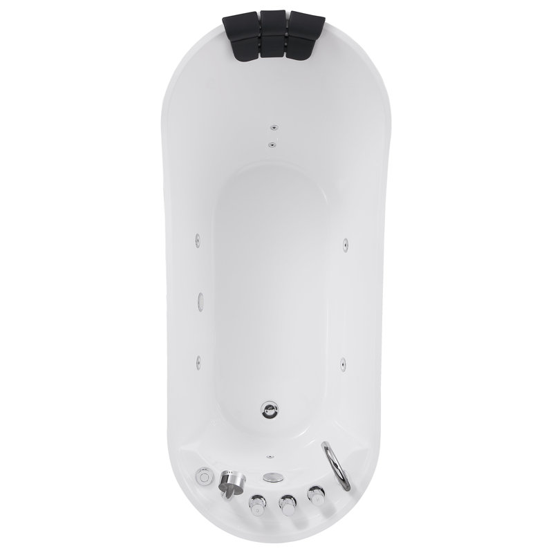 67'' x 29.5'' Whirlpool Plastic / Acrylic Bathtub with Faucet