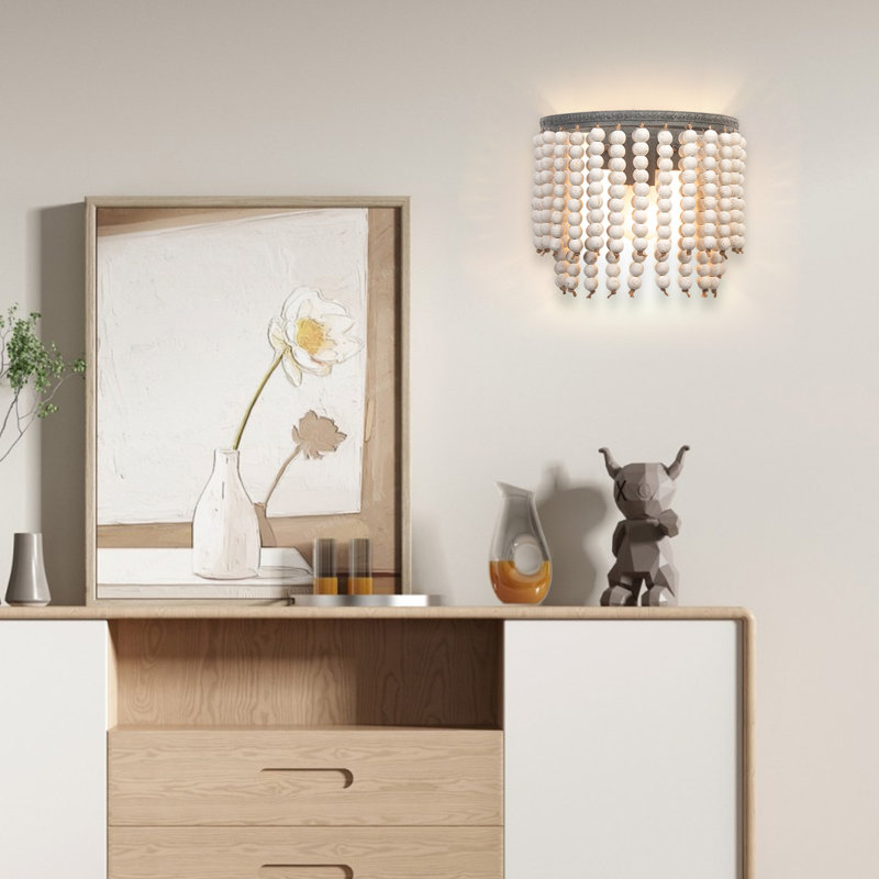 Solid Wood Wall Sconce