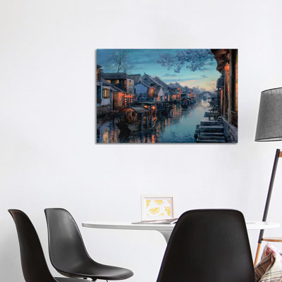Xitang Melody 1 Piece Wrapped Canvas Wall Art