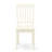 5 Piece Dinette Set for 4 Includes a Round Kitchen Table and 4 Linen Fabric Upholstered Dining Chairs, 42x42 Inch, Linen White-1241857133-1241857134