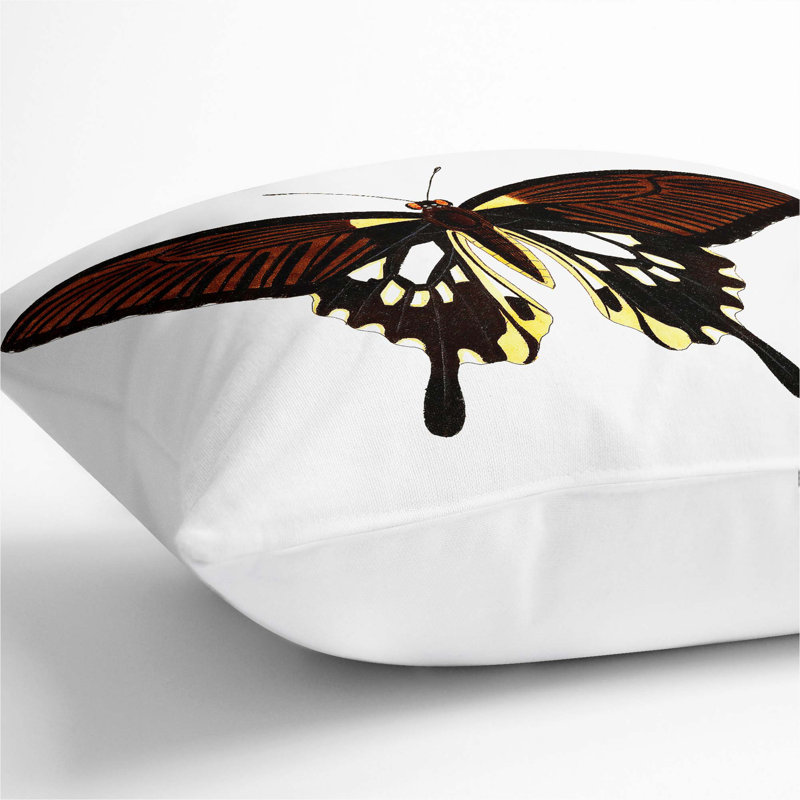 Square Throw Cushion, White, 55 x 55 cm