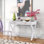 Bureau long Halstad Modern 44 avec tiroir de rangement