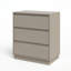 Set of 2, 23.6 Wide Large Morden Wood Nightstand with 3 Drawers-144815548