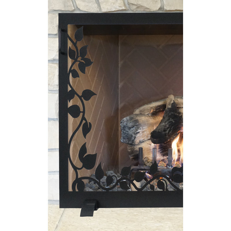 Pare-étincelles 1 panneau Hearth Craft, Noir texturé, H 26 po x l 38 po x P 1 po