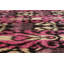 Tapis de bois one-of-kind-noué la 2010 shalimar rose/noir 9 pi x 12 pi zone en laine Céline
