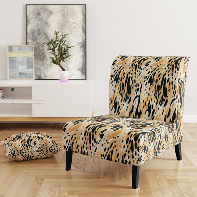 Fauteuil de chambre Feline Grace Cheetah Print