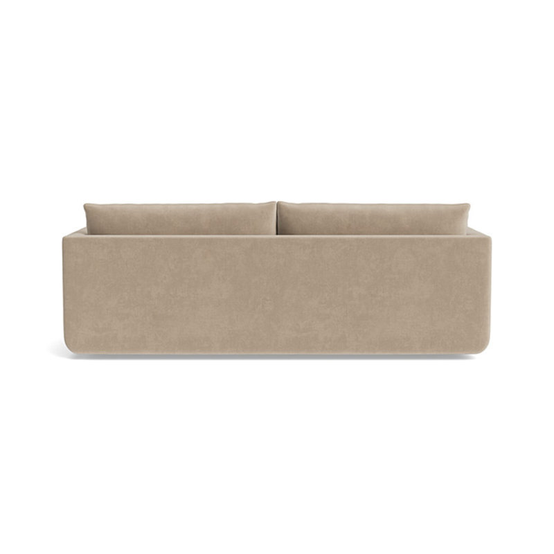 Eva Sofa (85"), Velvet - Beige